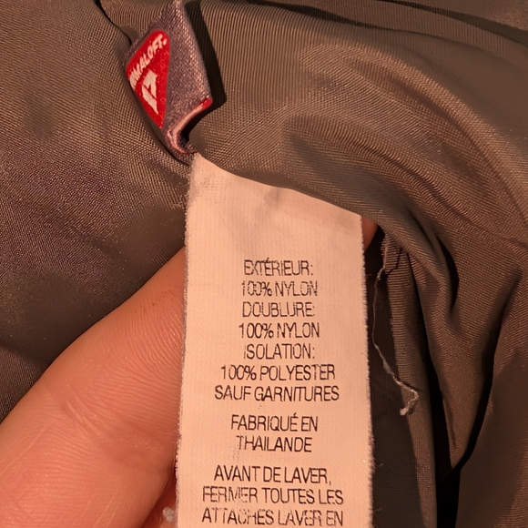 L.L. Bean Women's LG Teal Green Hooded Lightweight Packable Primaloft Jacket - Picture 6 of 9